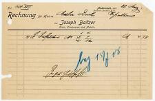 Eisenwaren (Andernach) Rechnung Bock Bierbrauerei (Weissenthurm) 28.3.1908