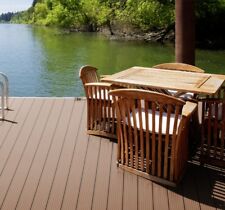 WPC Terrassendielen massiv 22 x 143 mm Komplettset für  4 x 4 m = 16 qm