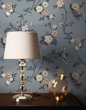 Tapete vliestapete grau blumen - tapete,