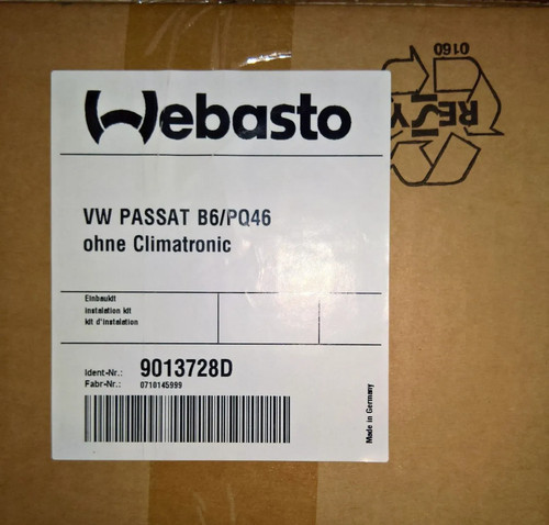 Webasto aufrüstung zuheitzer - webasto,