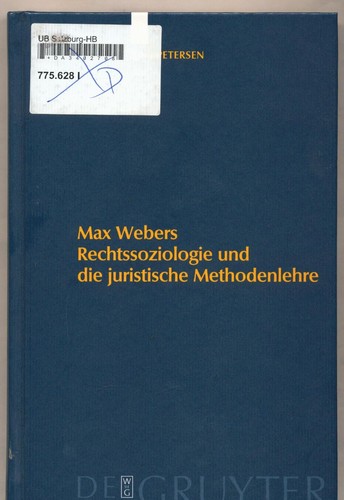 Max webers rechtssoziologie - max,