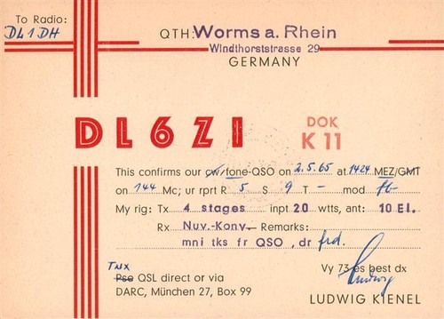 Worms rhein funkerkarte ludwig - rhein,