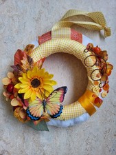 Herbstkranz Türkranz Rustikal