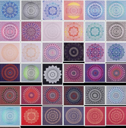 Mandala wandteppich indisch - wandteppich,