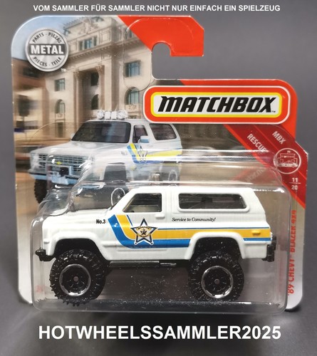 Matchbox 1989 chevy blazer - chevy,
