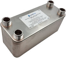 Edelstahl Plattenwärmetauscher Heizung SANITLINE 1" DN25 125-450kW