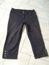 Canda***gepflegte schwarze Capri Jeans***Gr. 42