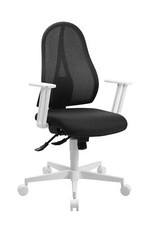 Ergonomisch Bewegter Bürostuhl Living Chairs 3D-Chair Style schwarz NEU