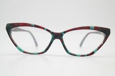 Vintage Brille KATHLEEN MADDEN MANHATTAN 456 Mehrfarbig Gold Eckig eyeglasses