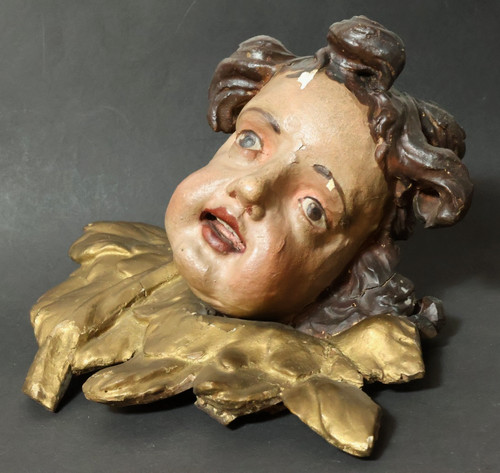 Alter 31cm große holzfigur - alter,