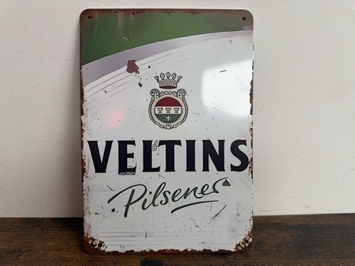Veltins bier blechschild pils - bier,