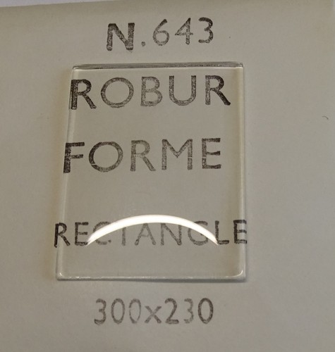 Glas rechteckiger form - rechteckiger, für