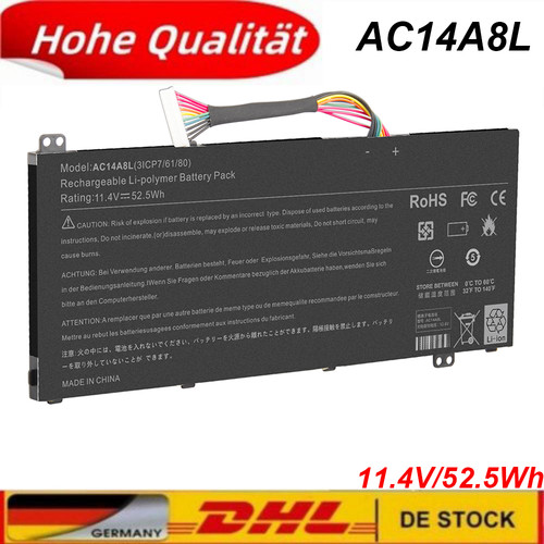 Ac14a8l akku ersatz für acer - ac14a8l,