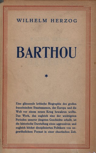 Herzog barthou - herzog,,