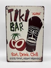 Blechschild Tiki Bar 20x30cm