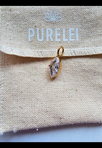 Purelei goldfarbener charm - goldfarbener,