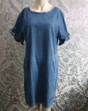 EDC Esprit Damen Jeanskleid Gr.L