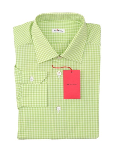 Kiton grün mikro check - kiton,