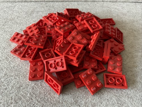 Lego rot 2x3 platte 10x - ,