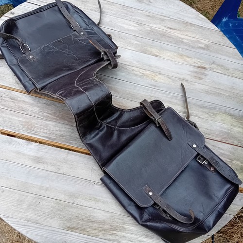 Braune ledersatteltaschen für - braune,