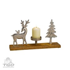 Kerzenhalter- Leuchter Hirsch