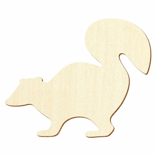 Holz stinktier deko - stinktier,