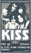 KISS   Psycho Circus Tour 1999 Frankfurt  Ticket / Konzertkarte / Eintrittskarte