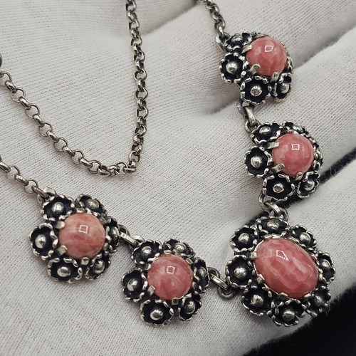 Vintage rhodochrosit silber - vintage,