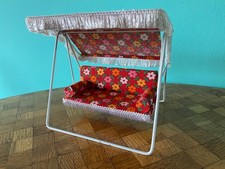 Hollywoodschaukel  Lesch Puppenstube Puppenhaus 1:12 dollhouse garden swing