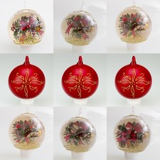 Weihnachtskugeln Nostalgie - handmade in Austria - 6er Set - Sammler Geschenk