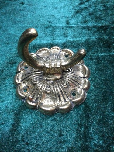 Antik wandhaken messing 2 - messing, cm