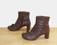 süße Harlot Stiefeletten Gr. 37 mit ausgefallener Verzierung, echt Leder