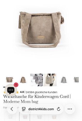 Wickeltasche district for kids - district,