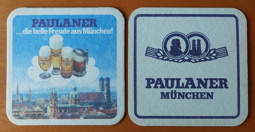 Bierdeckel paulaner münchen - bierdeckel,