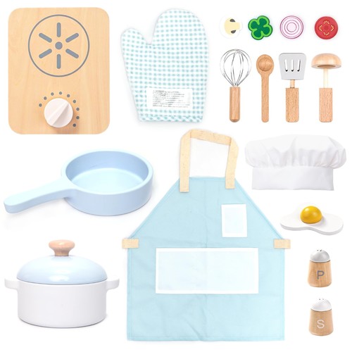 Holz kochset kinderküche - holz,