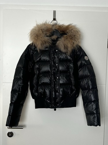 Schwarze moncler daunenjacke - schwarze,