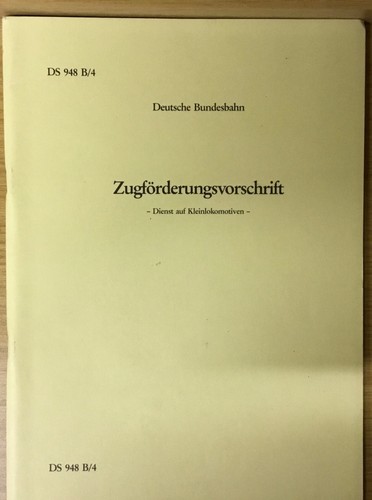 Zugförderungsvorschrift