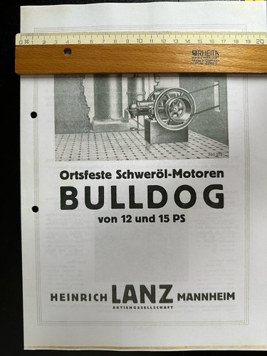 Lanz bulldog prospekt - bulldog,