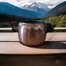 alter Kupferkessel Hexenkessel Hammerschlag Ø 18 cm / H.15cm  Ca 1,5 Kg