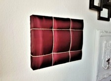 Memoboard Zettelwand Bilderrahmen Bilderwand  38 x 30 cm Bordeaux - Rot 