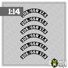 6 teilig Reifenbeschriftung