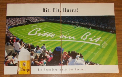 Seltene werbung bitburger pils - werbung,