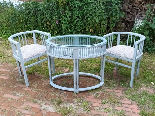 Jugendstil sessel tisch - jugendstil, 2x