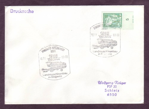 Sonderstempel 1988 singwitz - sonderstempel,