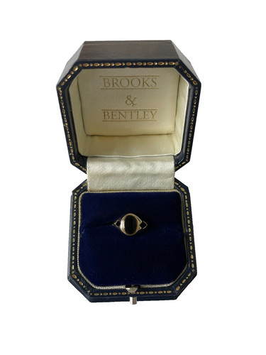 1984 onyx ring gold - 1984,