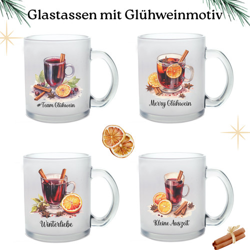 Glühweintasse glas - glühweintasse,