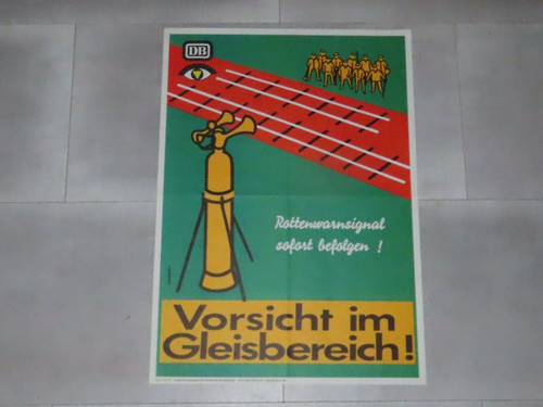 Plakat deutsche bundesbahn - deutsche,