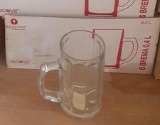 6x Bierkrug Bierseidel 0,4 l 