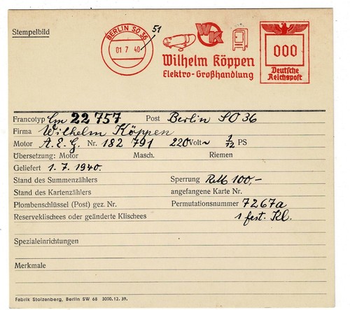 Elektro berlin 1940 - elektro,