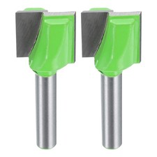 2 Stück Reinigungsaufsätze für Router 1/4" 17mm Durchmesser 16mm Tiefe